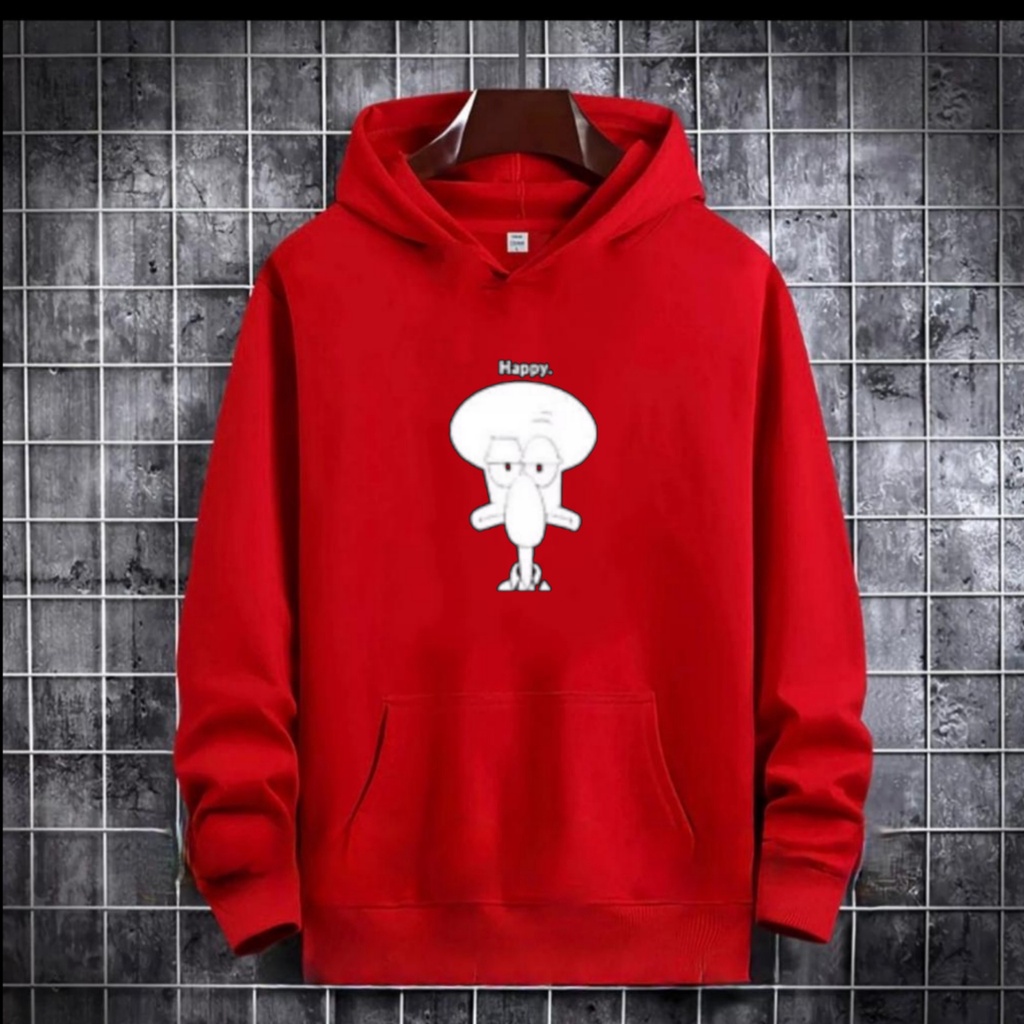 SWEATER HOODIE HAPPY / HOODIE MURAH TERLARIS / HOODIE POLOS / HOODIE PRIA DAN WANITA / UNISEX