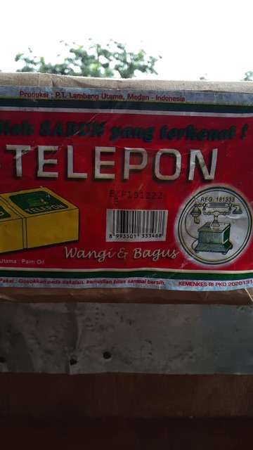 Sabun batang cap Telepon 1 pak Medan
