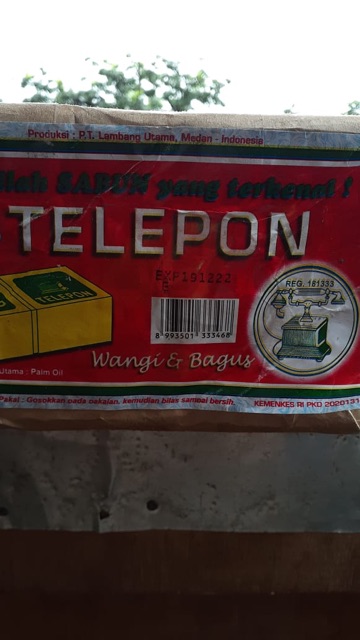 Sabun batang cap Telepon 1 pak Medan