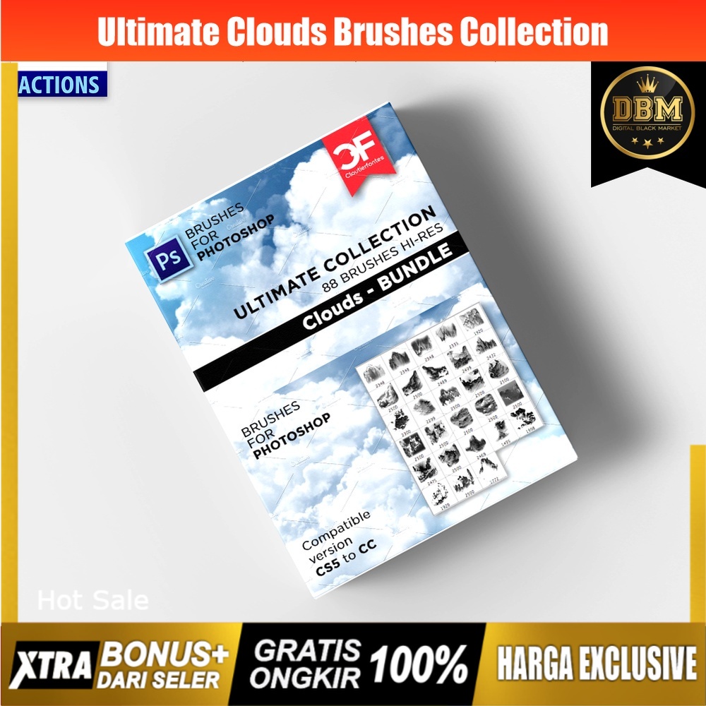 Ultimate Clouds brushes Collection - Photoshop