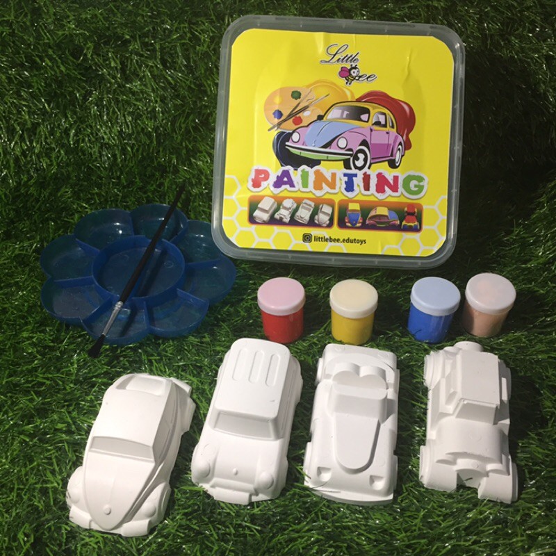 

PAINTING EDUTOYS GIPSUM CARS