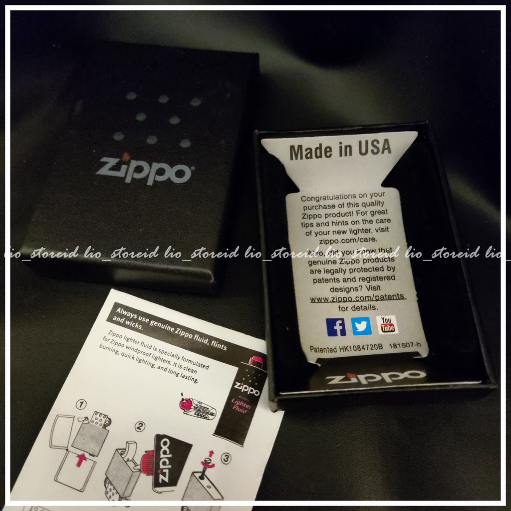 KOTAK DUS ZIPO TEMPAT KOREK ZIPO