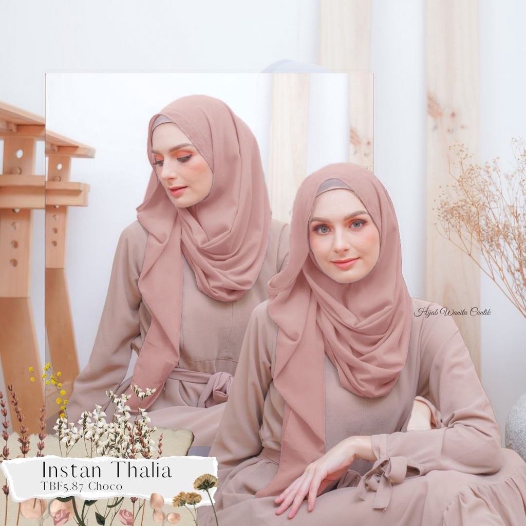 Hijabwanitacantik - Instan Thalia | Hijab Instan | Jilbab Instan-Choco