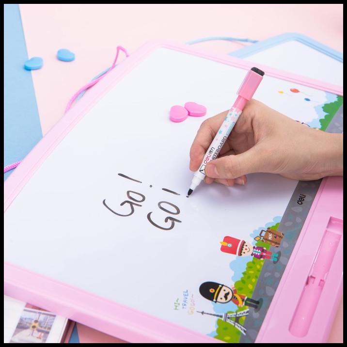

Force | Deli Whiteboard Papan Tulis Bahan Magnetic Random Color E780X