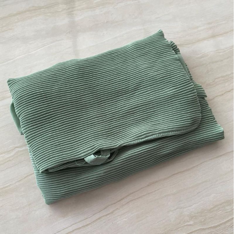 NAMIRA HIJAB/Bergo Maryam Plisket Lidi-Mint