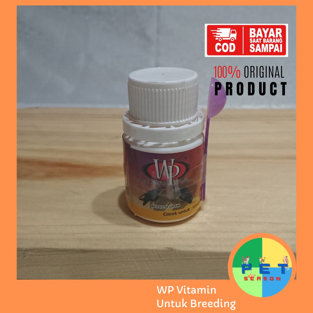 WP VITAMIN BREEDING VITAMIN LOVEBIRD MENINGKATKAN BIRAHI BURUNG MURAI BATU KENARI KACER PARKIT DLL