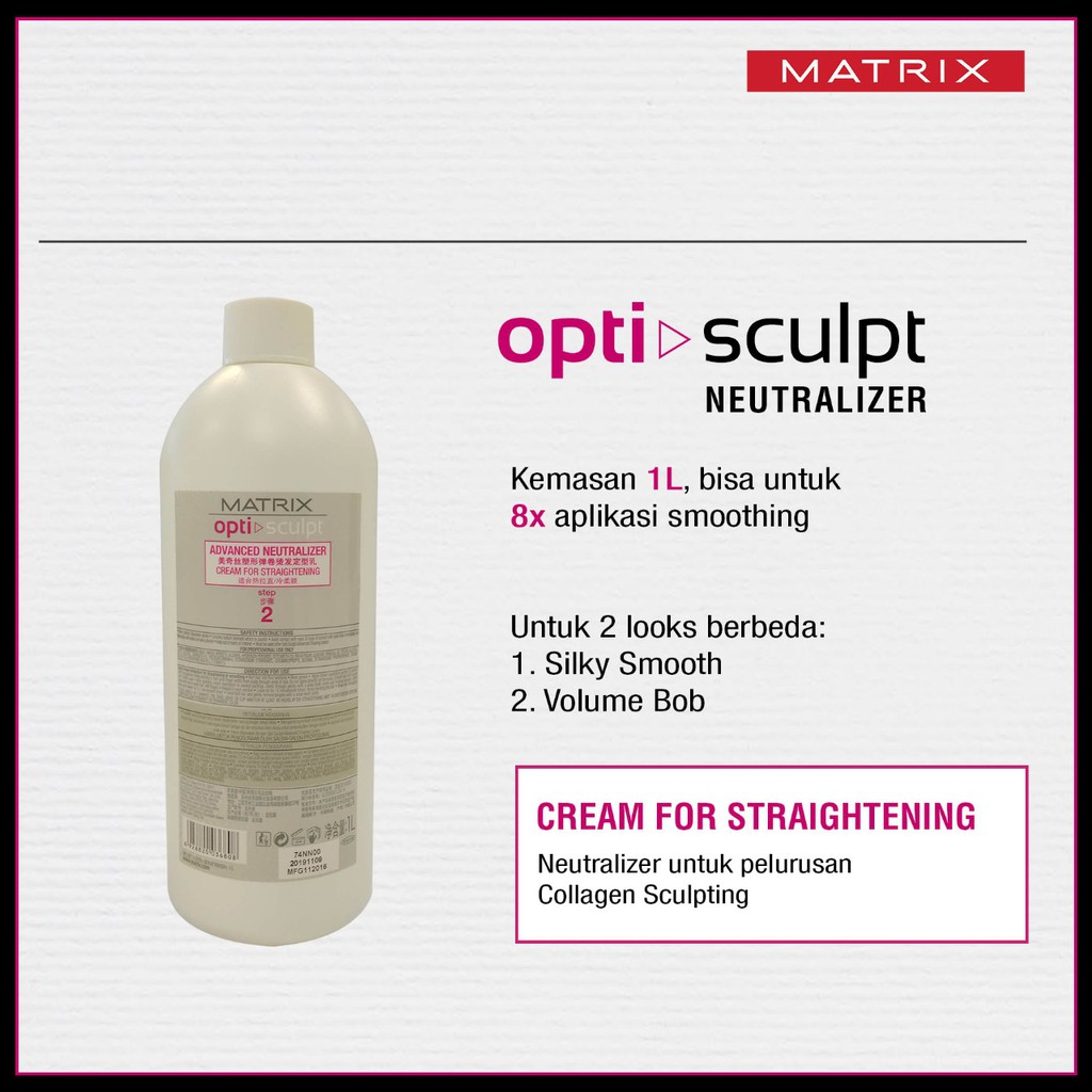 ❤️Glamouroseshop❤️ Matrix Optisculp Creme Neutralizer 1000ml