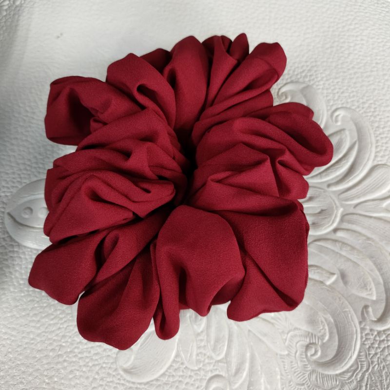 Scrunchie Jumbo, Ikat Rambut Cepol Jumbo, Cepol Hijab