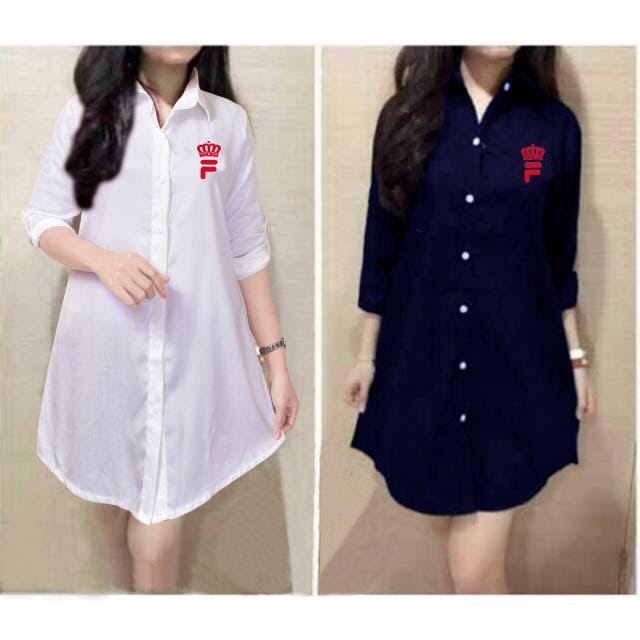 MOS RM KEMBOY ATASAN DRESS KEMEJA WANITA-2
