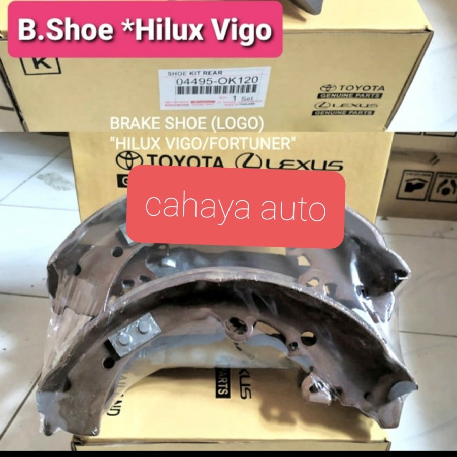 brake shoe belakang hilux vigo/hilux double cabin import