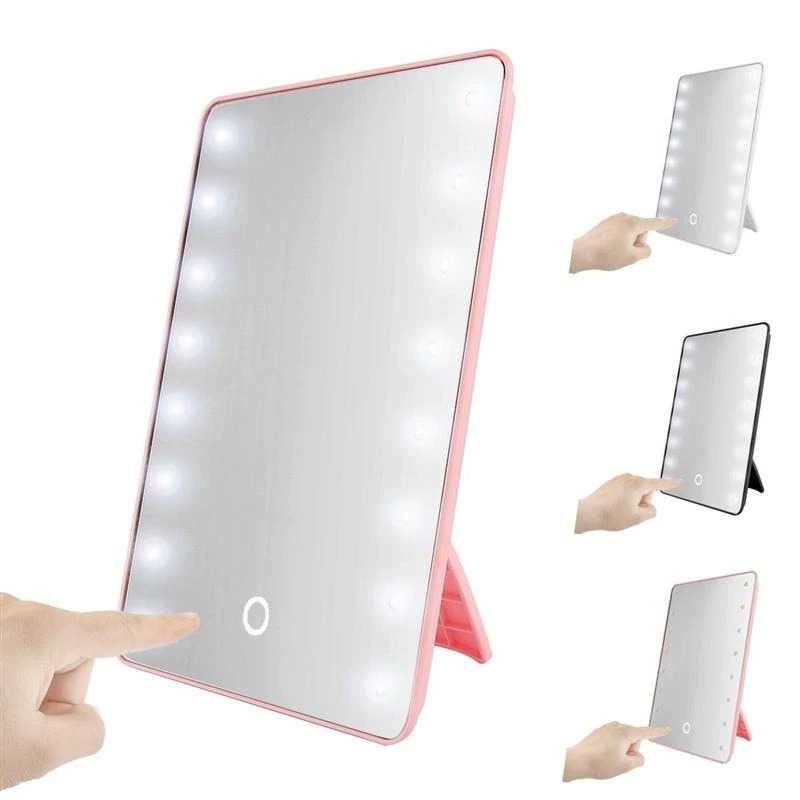 Cermin makeup  lampu LED/cermin makeup murah/cermin Makeup Mirror 16 LED Light - A3107