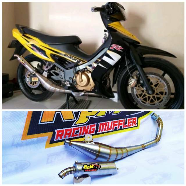 Knalpot Original RpM Satria Hiu - Satria RU - Satria Lumba - Lscm
