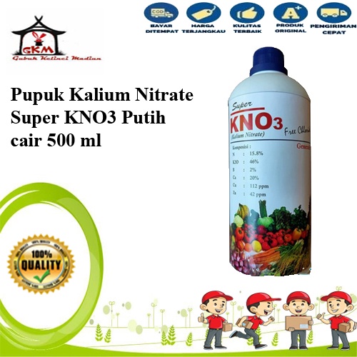 Pupuk Kalium Nitrate KNO3 Putih Cair 500 ML