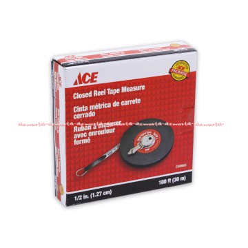 Ace Closed Reel Tape Measure Meteran Gulung 50meter