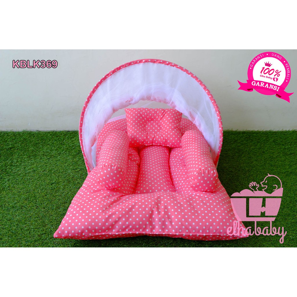 Elhababy Kasur Bayi Lipat Kelambu Tempat Tidur Bayi Kasur Baby KBLK369 Kado Bayi