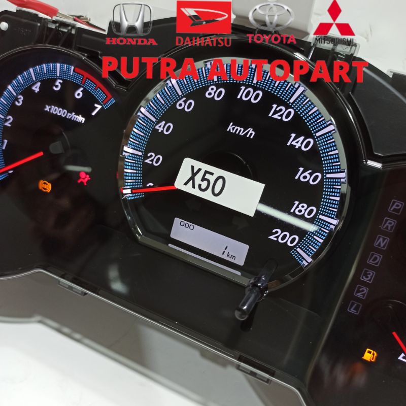 speedometer kilometer fortuner bensin matic 2011-2015 original