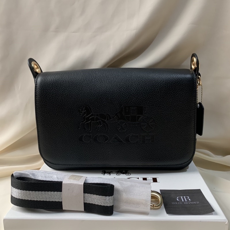 Coach Jes Messenger (72703) -Pebble Black