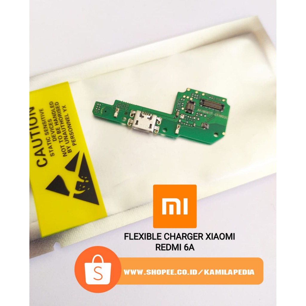 Flexible Xiaomi Redmi 6A Charger  Fullset / Flexible Charger Xiaomi Redmi 6A / Konektor Cas Redmi 6A