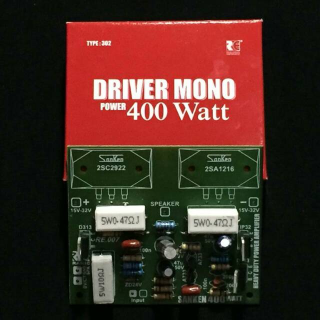 KIT POWER DRIVER 400 WATT MONO