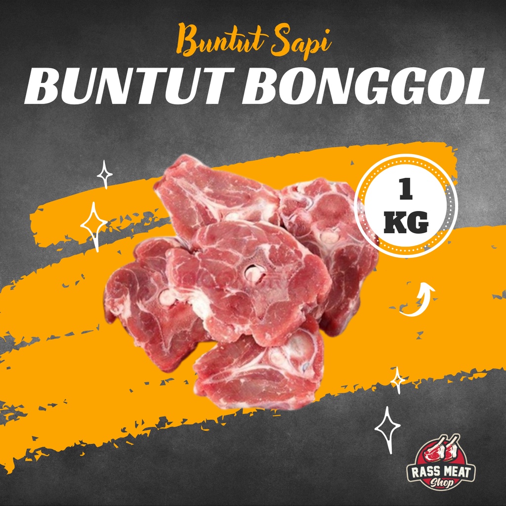 

Buntut Sapi Import AUS Halal - Bonggol 1Kg