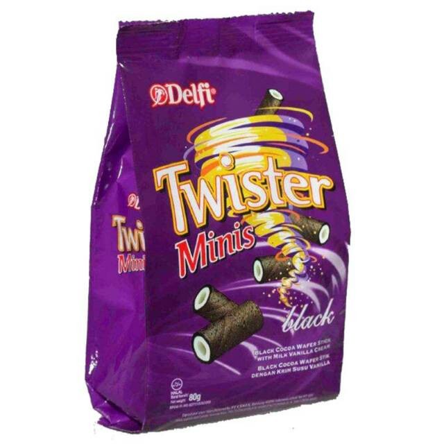 

DELFI TWISTER MINIS BLACK 80G