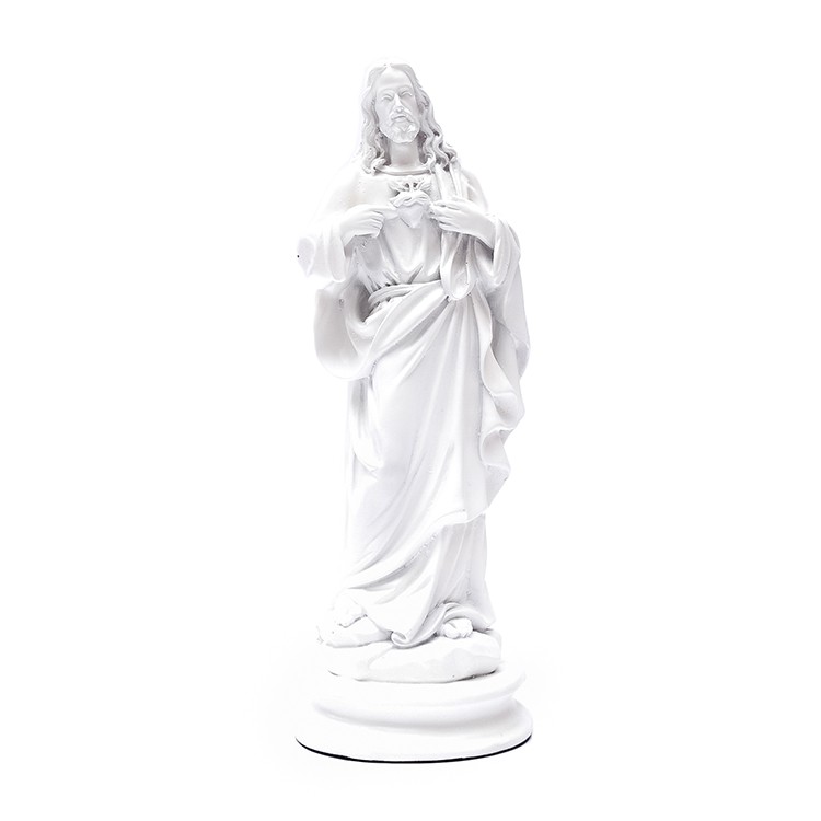 Patung Tuhan Yesus Hati Kudus Putih-Patung Katolik Yesus Hati Kudus