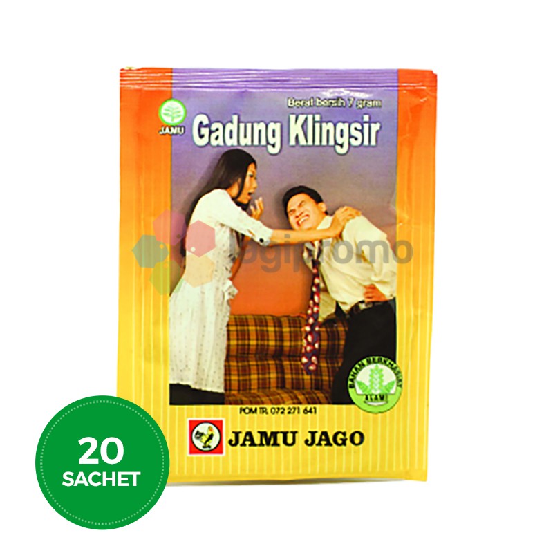 

Jamu Jago Mutu Tinggi Gadung Klingsir 10 Sachet Obat Pegal Linu dan Nyeri Sendi Alami