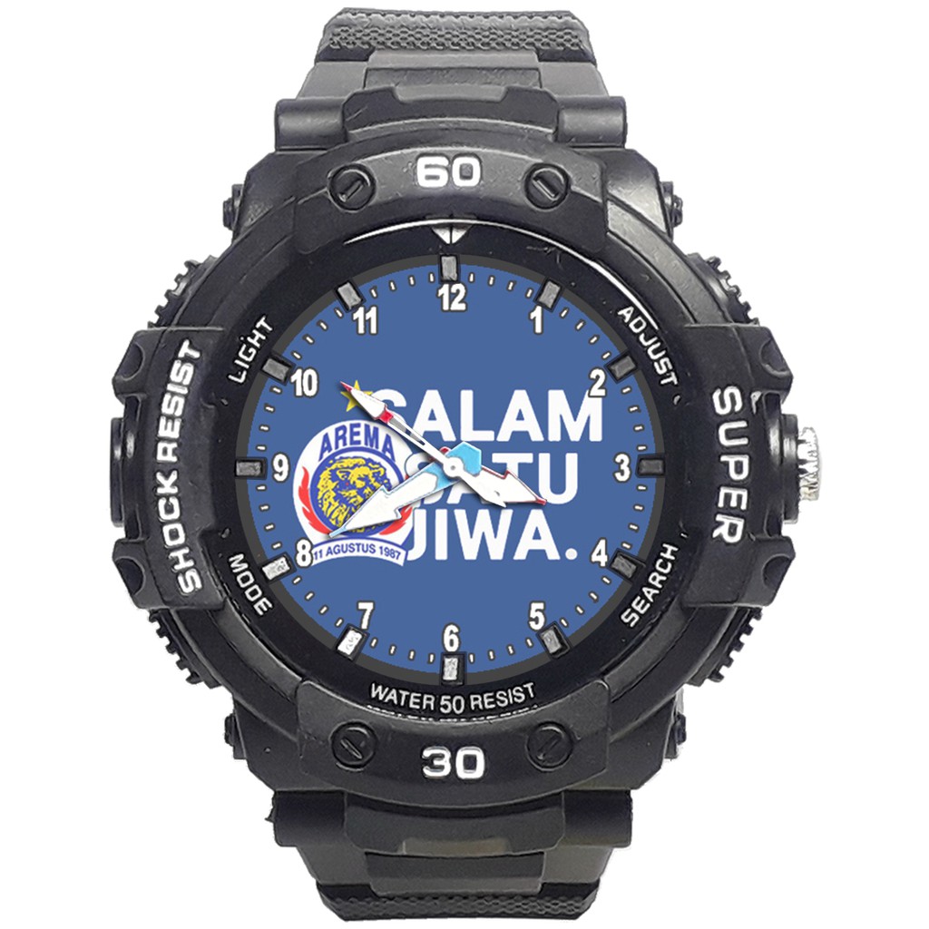 Jam Tangan  AREMA MOTIF 4 Bagus