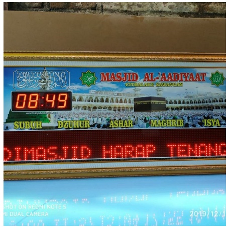 jam sholat digital jam digital waktu sholat otomatis