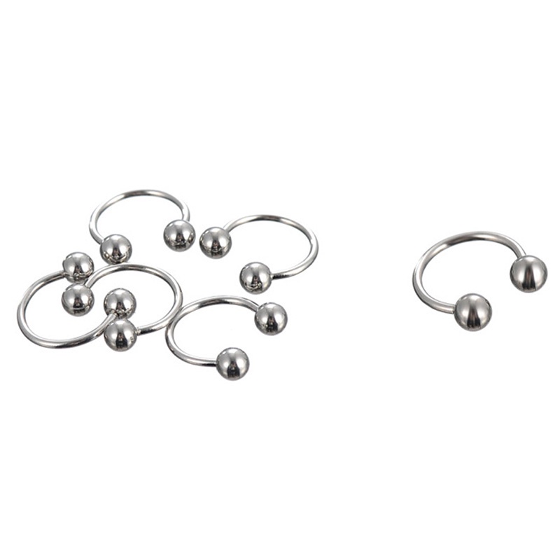 66pcs Anting Tindik Lidahputingtubuh Bentuk Barbell Bahan Stainless Steel