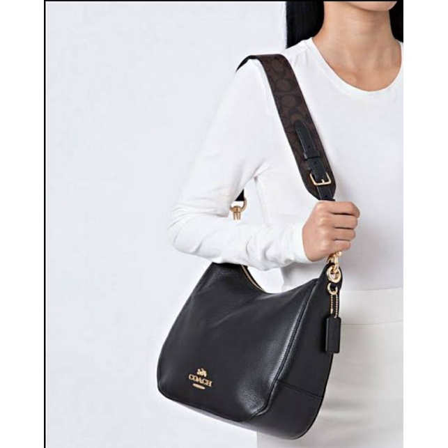 coach jess hobo black