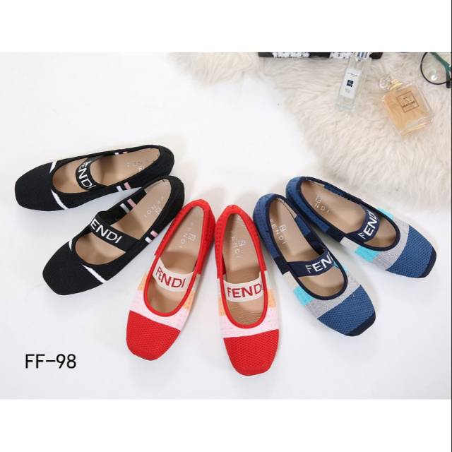Sepatu fendi marie wb. Ff-98