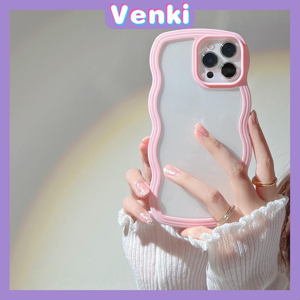 iPhone Case 2 in 1 Wave Candy Case Silicone Soft Case Clear Case Acrylic Frame Protection Camera Shockproof Compatible For iPhone 11 iPhone 13 Pro Max iPhone 12 Pro Max iPhone xr