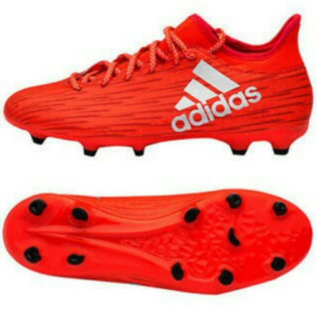 NEW sepatu bola adidas X 16.3 FXG red original 100% new model 2016