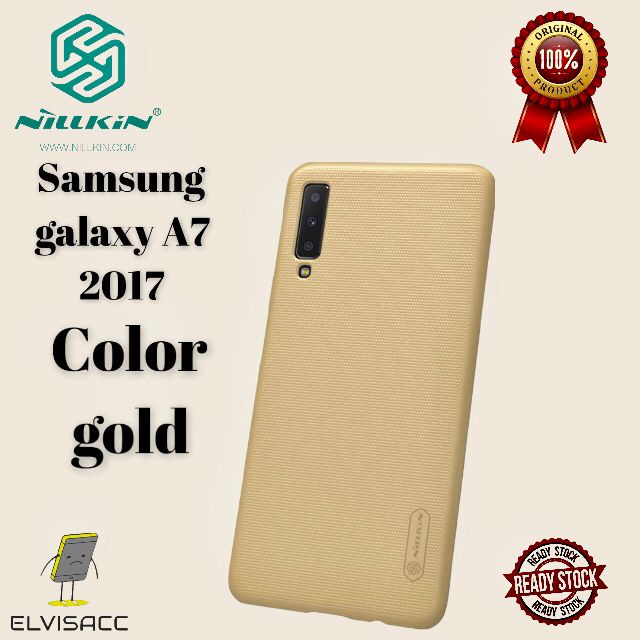 SAMSUNG GALAXY A7 2017 HARDCASE FROSTED SHIELD ORIGINAL HARDCASE COLOR GOLD