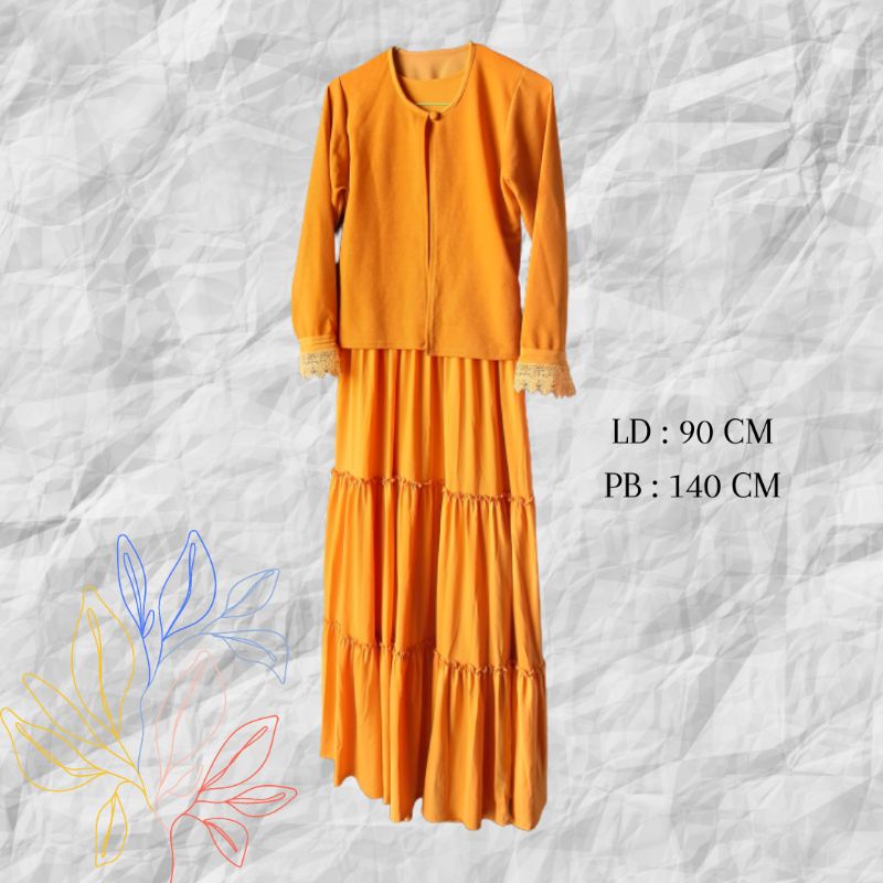 DRESS PANJANG ROMPI/PRELOVED LONG DRESS