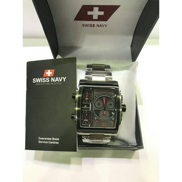 NEW ARRIVAL  Jam Tangan Swiss Navy SN 8949 Pria Original Triple Time - PLW183566866