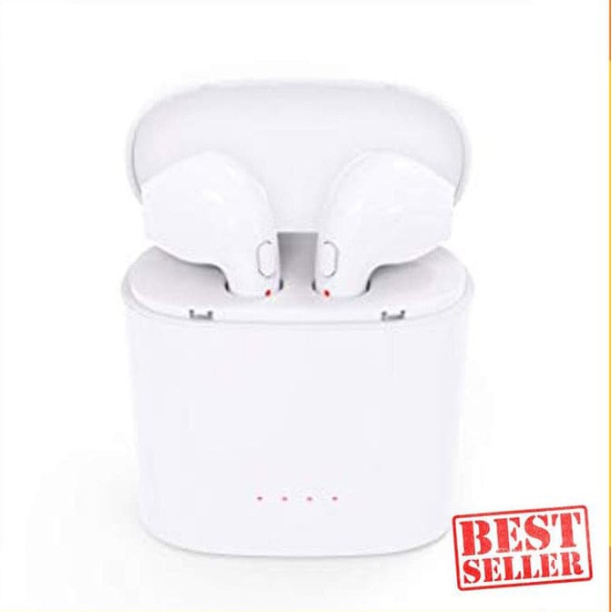 [FREE IRING] HEADSET BLUETOOTH i7S TWS TWINS BLUETOOTH WITH CHARGING DOCK / HEADSET I7 S