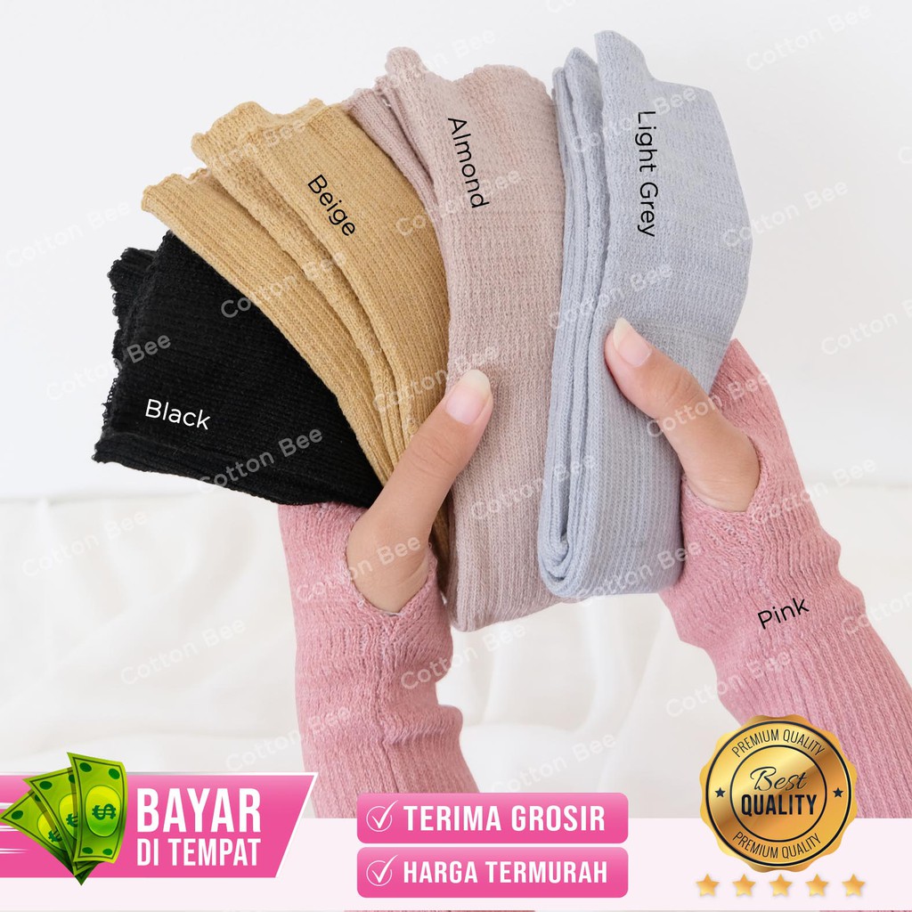 MANSET RAJUT TANGAN JEMPOL PREMIUM  / HANDSOCK RAJUT JEMPOL / MANSET TANGAN RAJUT MURAH