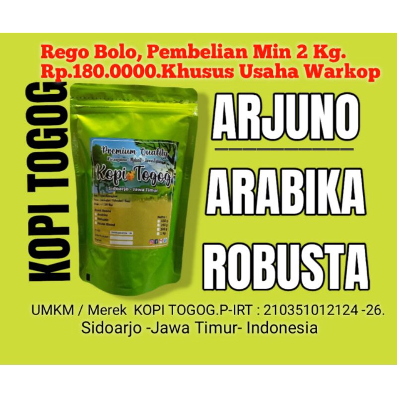 

Robusta Kopi Togog 2Kg