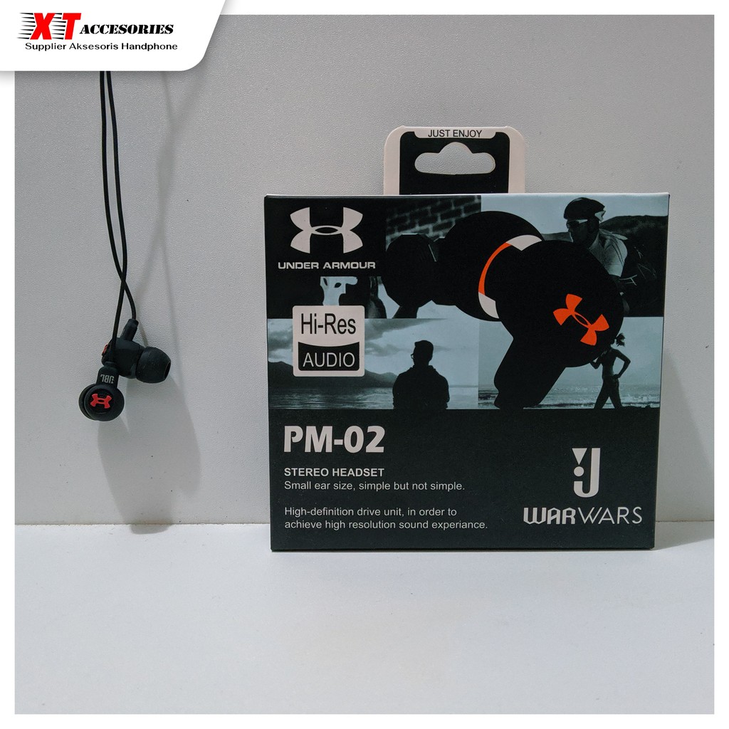 Headset Earphone JBL PM02 extra bass quality sound - Hf Bass