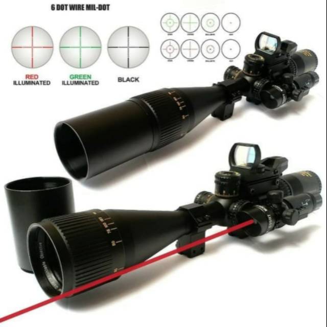 Riflescope Carl Zeiss 4-16x50 AOIR GOLD Holographic Red Laser Scope