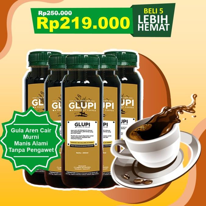 

[PAKET 5 BOTOL]BROWN SUGAR LIQUID GULA AREN TERBAIK ORGANIC [GLUPI] CD364512ZX