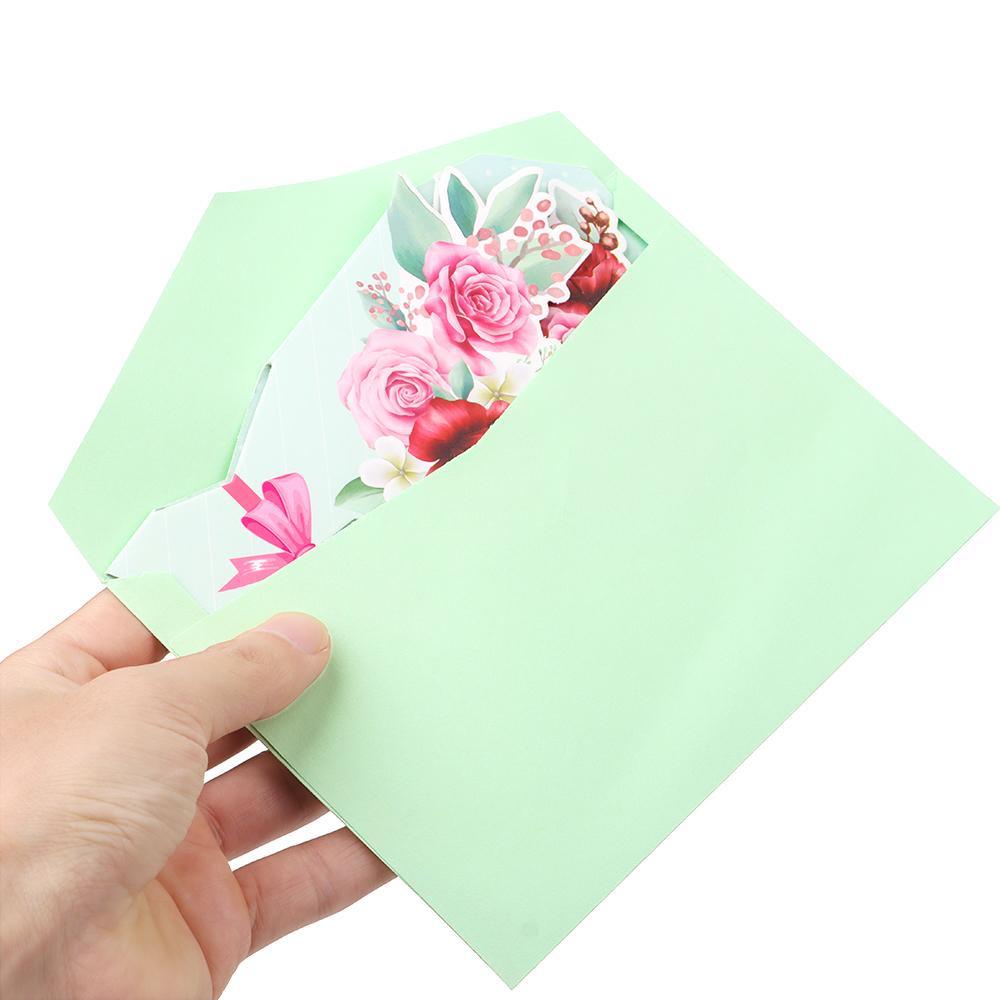 Preva Flower Series Card Kartu Lipat 3D DIY Kreatif Baru