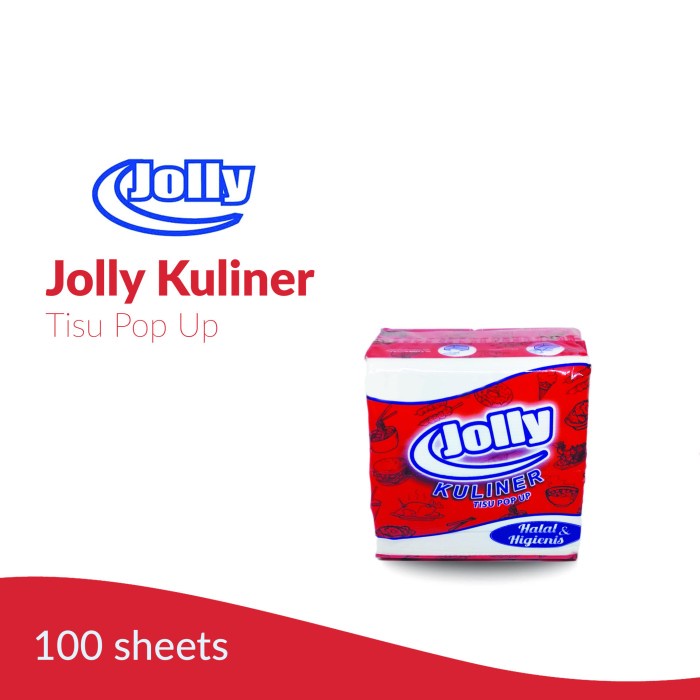 TISUE JOLLY POP UP KULINER 90 GRAM // TISU JOLLY KOTAK MINI