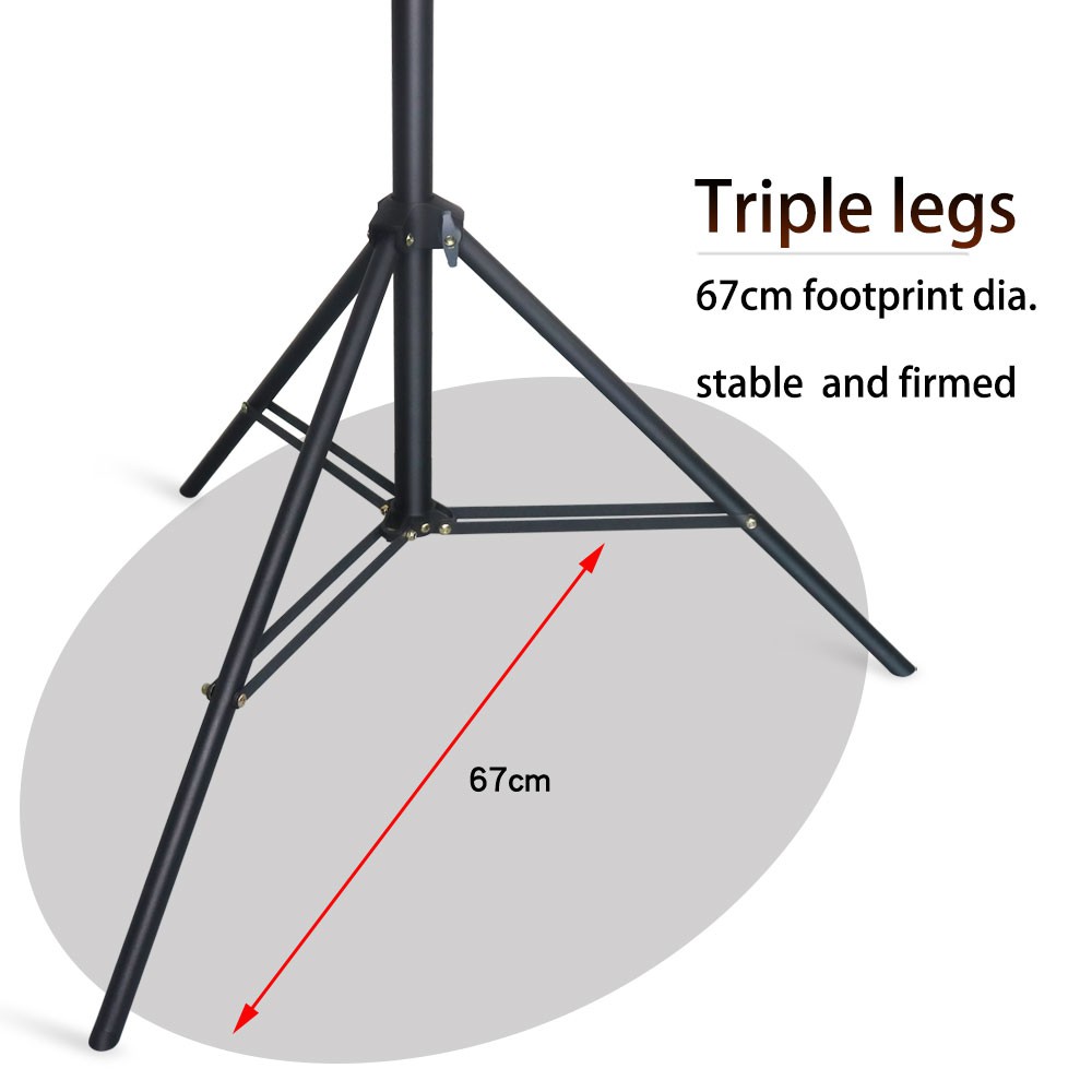 Tripod Handphone Kamera 2 Meter Besi Plus Mini Ball Head Free Holder Hp Free Remote Bluetooth-3