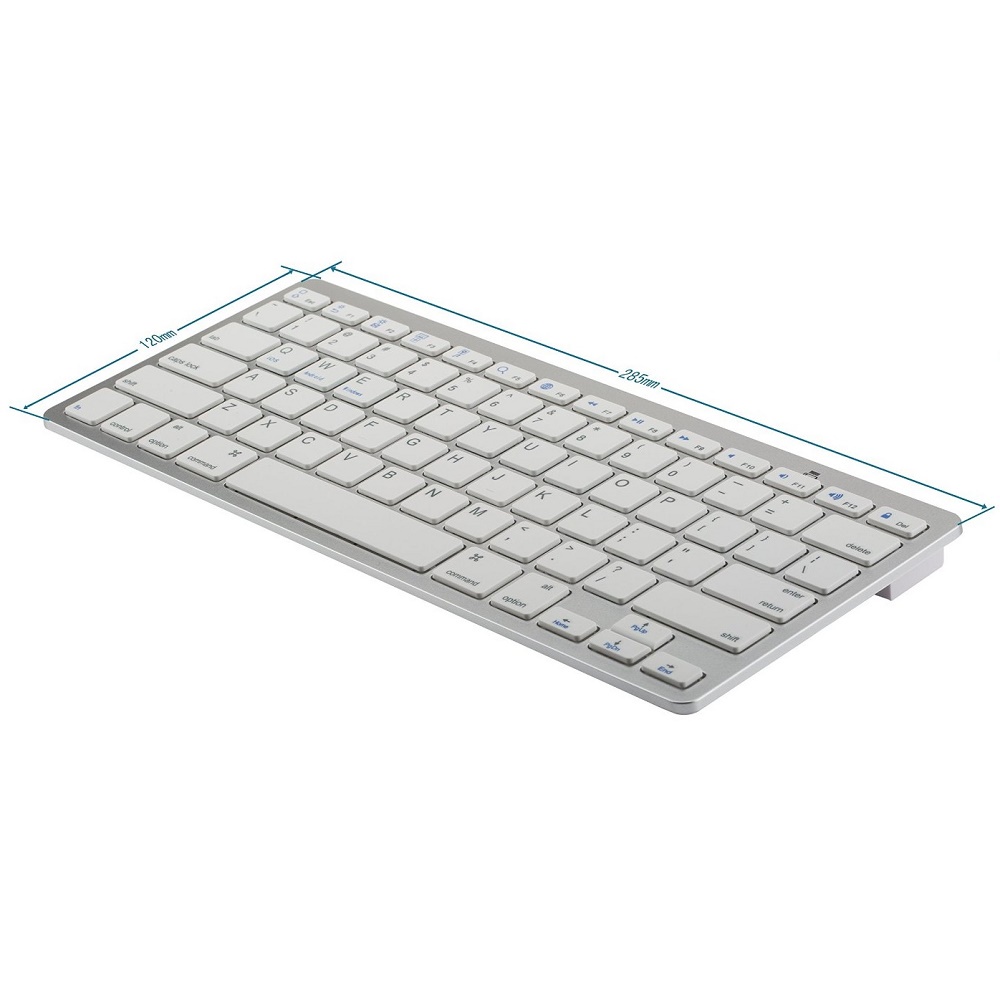 ROVTOP Keyboard Bluetooth Portable - BK3001 - Silver