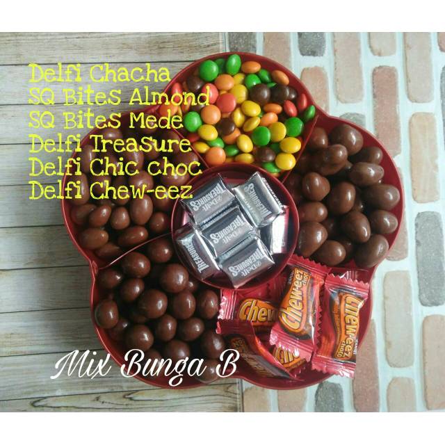 

Set Cokelat Toples Bunga Delfi Kiloan B