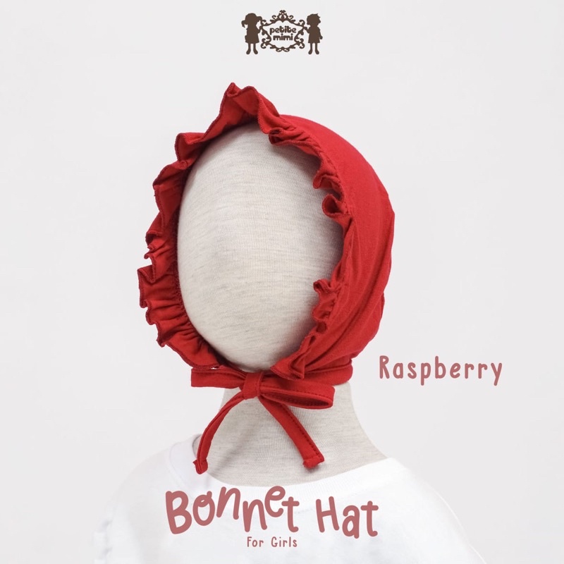 Petite Mimi Baby Bonet Hat / Topi Bayi