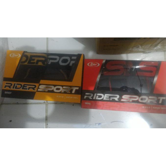 CELANA DALAM PRIA RIDER SPORT R371 R373 CD KAOS DALAM SINGLET KUTANG - M -paling dicari